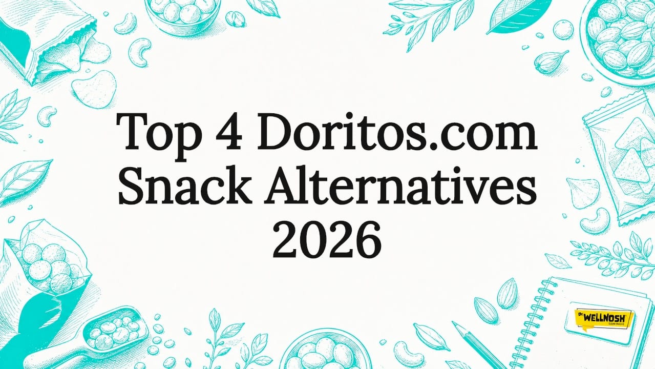 Hand-drawn illustrated title card for snack alternatives article