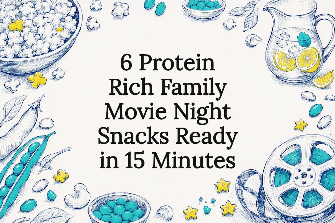 Movie night protein snack title card