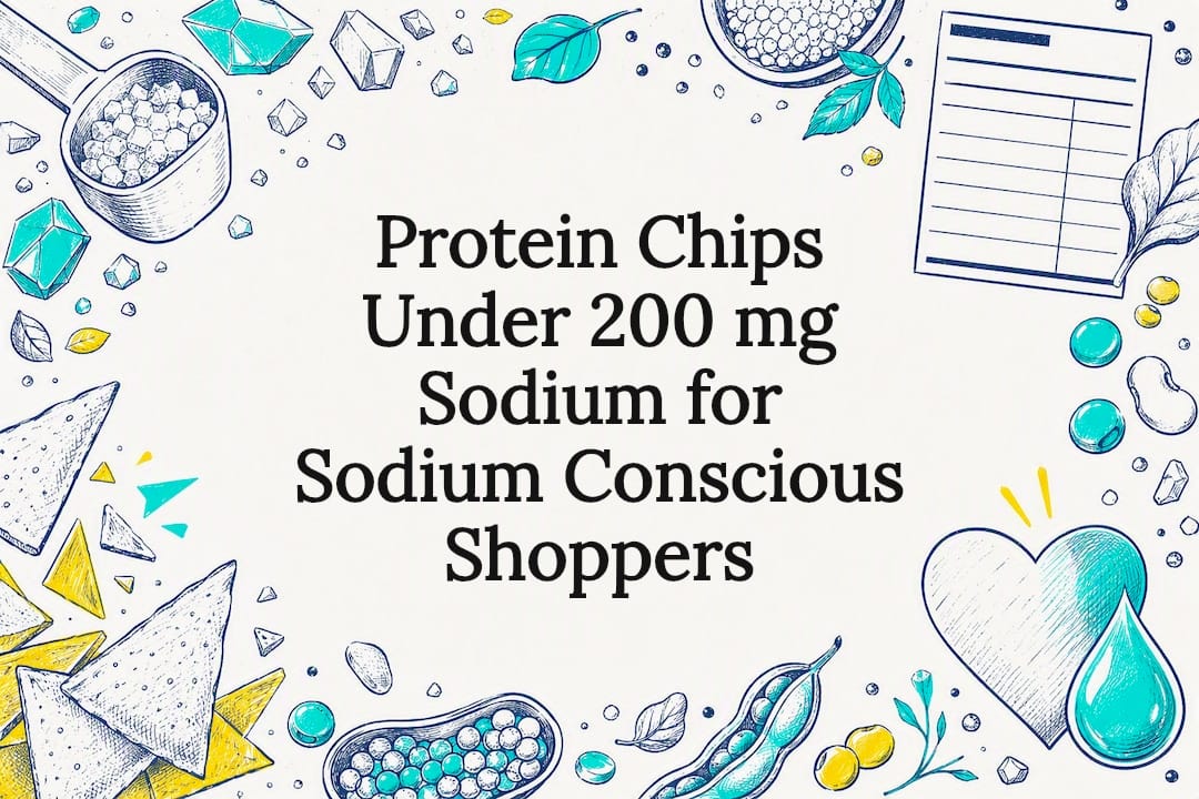 Low sodium protein snack title card