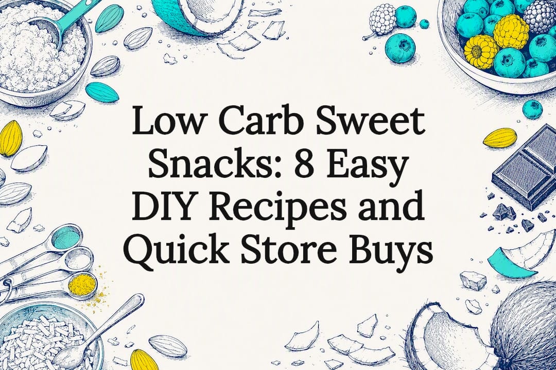 Low carb sweet snacks title card
