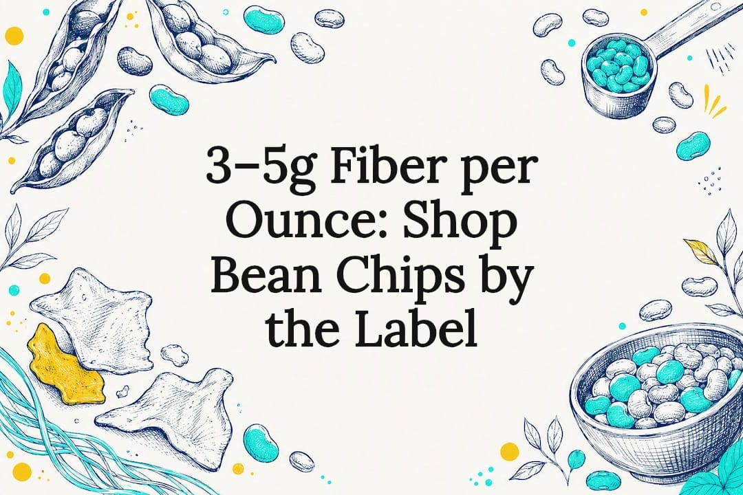 Decorative bean chip fiber title card