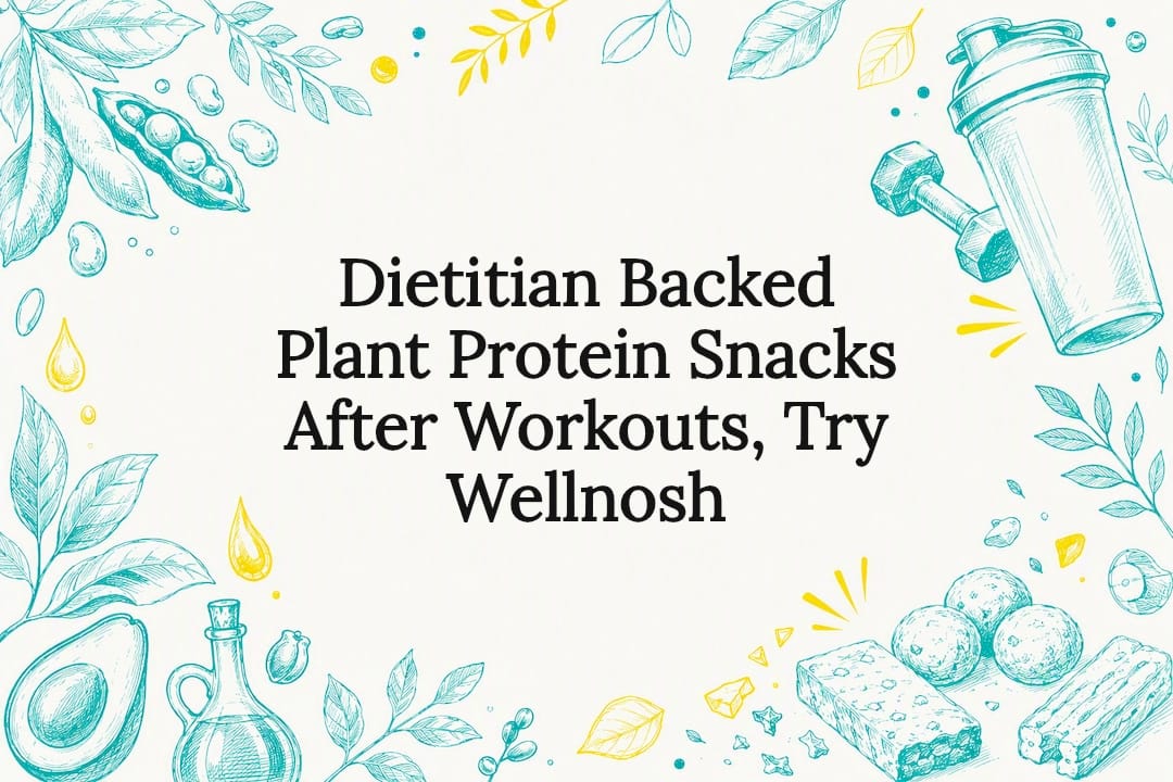 Plant protein workout snack title card
