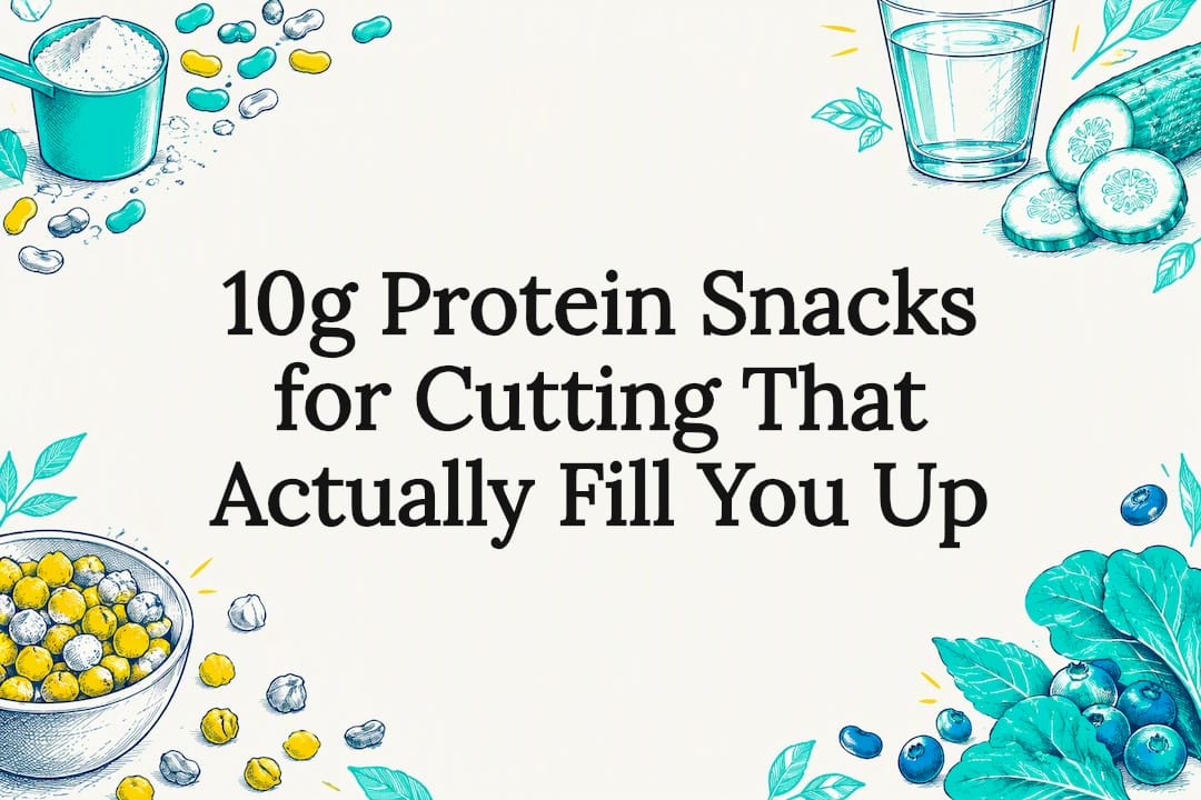 Decorative protein snack title card