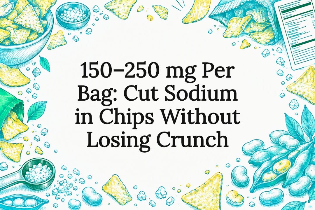 Decorative chips and sodium title card