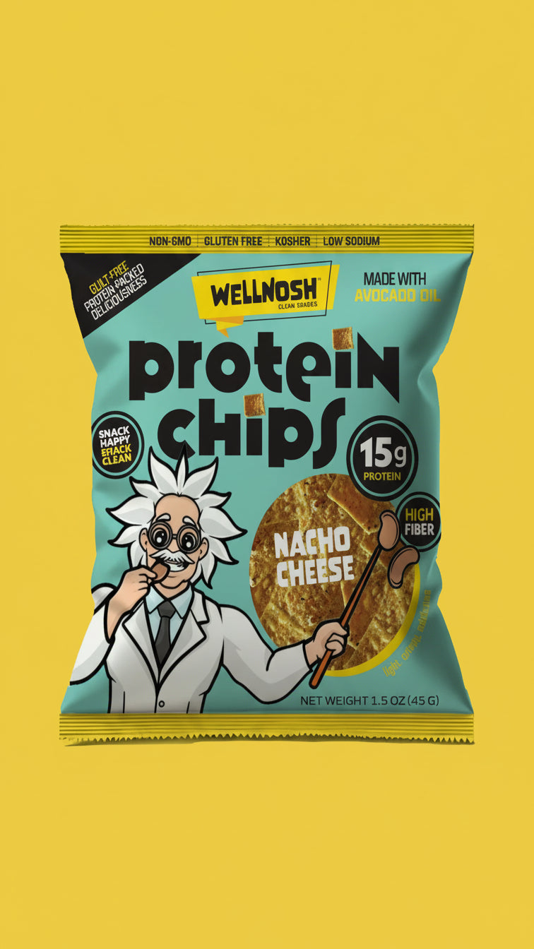 WELLNOSH Nacho Cheese Protein Chips