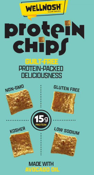 WELLNOSH Nacho Cheese Protein Chips