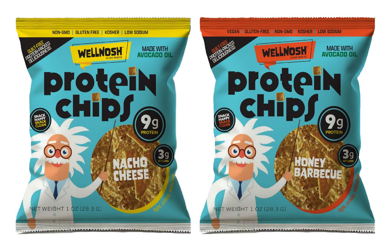 WELLNOSH Nacho Cheese Protein Chips